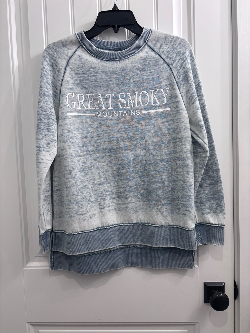Great Smoky Mountains Grey Heathered Crewneck Sweatshirt